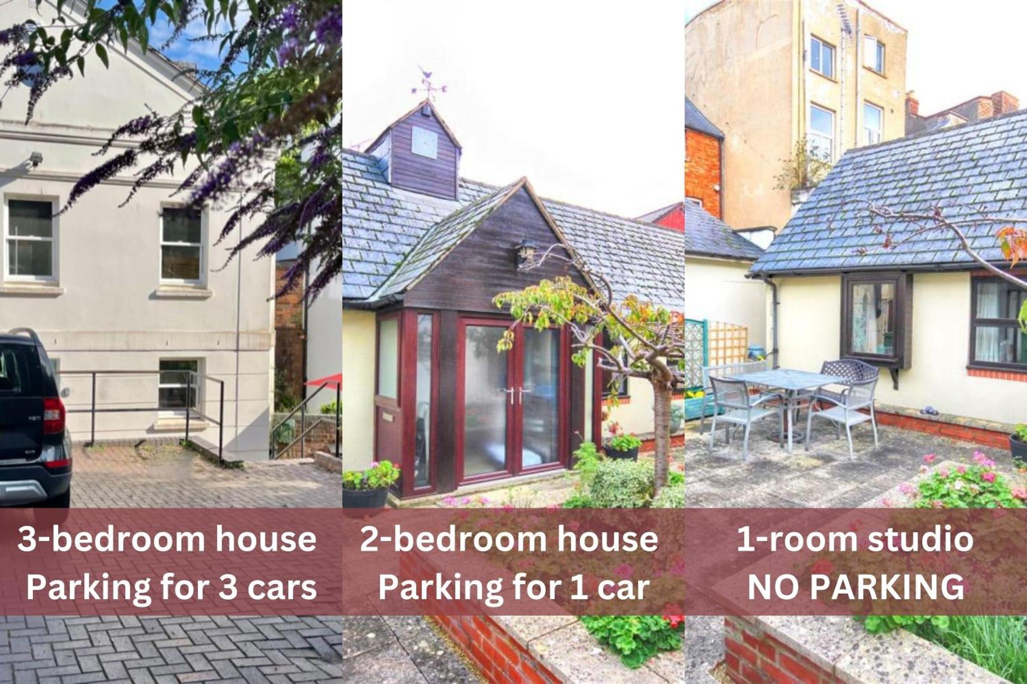 Vernon Place Town Centre, Vernon Cottage 3-Bed With Parking, 1A Vernon Court 2-Bed With Parking, 1B Studio No Parking, Off The High Street Next To Sandford Park Cheltenham Eksteriør bilde